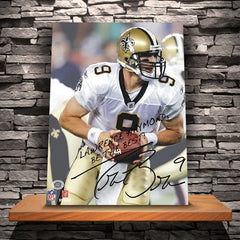 NFL Signature Canvas Print - Giants Eli Manning
