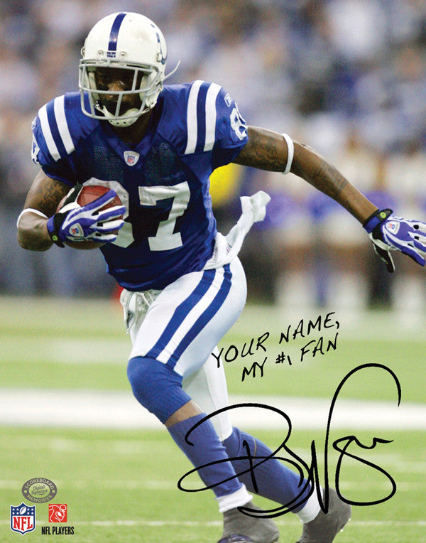 NFL Signature Canvas Print - Colts Reggie Wayne
