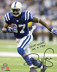 NFL Signature Canvas Print - Colts Reggie Wayne
