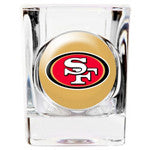 Personalized NFL Shot Glass - 49er's