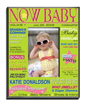 NOW Baby Girl Magazine Frame