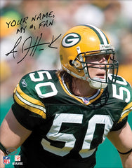 NFL Signature Canvas Print - Packers A.J. Hawk