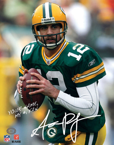 NFL Signature Canvas Print - Packers Aaron Rodgers