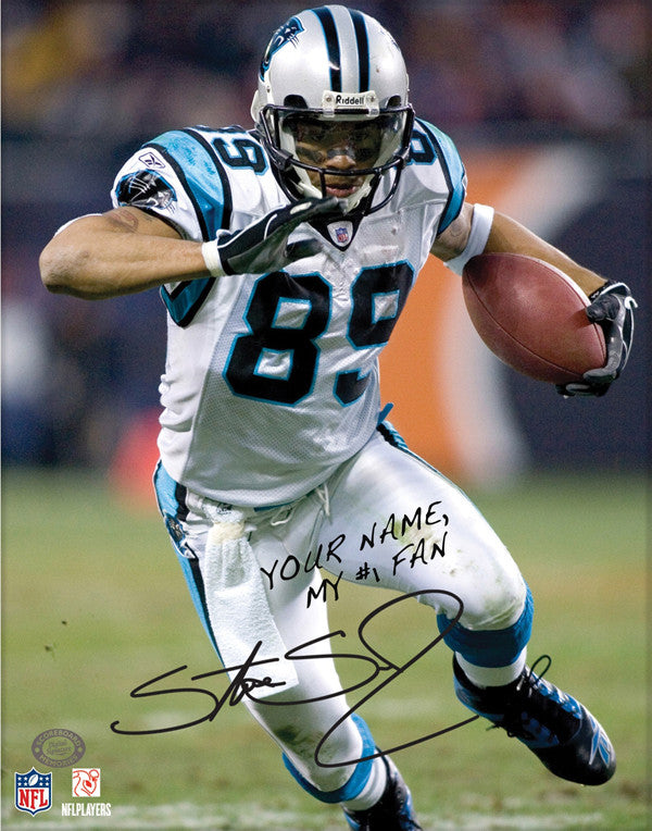 NFL Signature Canvas Print - Panthers Steve Smith