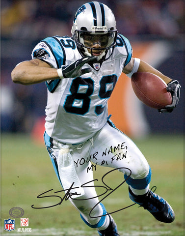NFL Signature Canvas Print - Panthers Steve Smith