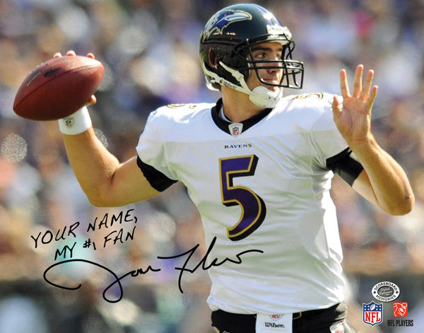 NFL Signature Canvas Print - Ravens Joe Flacco