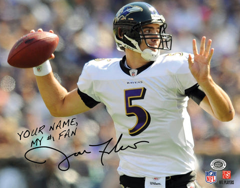 NFL Signature Canvas Print - Ravens Joe Flacco